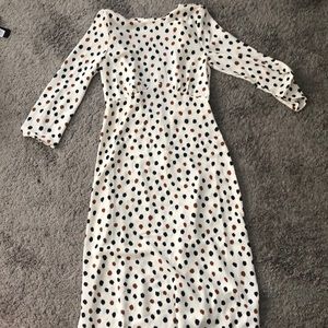 Polka Dot Midi Dress